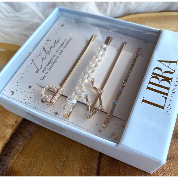 NWT Libra Zodiac Hair Accessory Set - Picture 3 of 6
